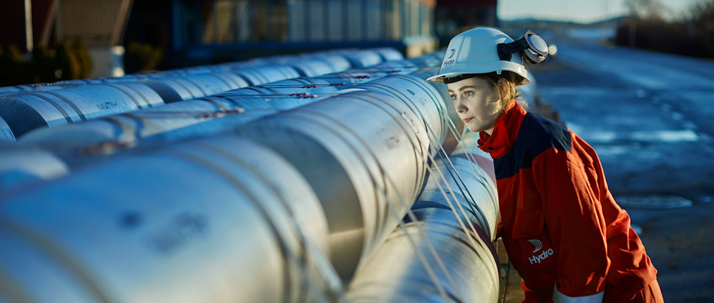 primary metal at plant, Karmøy, Norway
