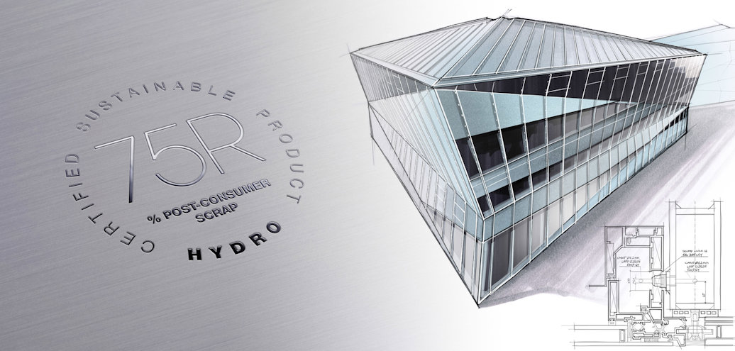 Unser 75R-Logo und ein Bild eines generischen Gebäudes