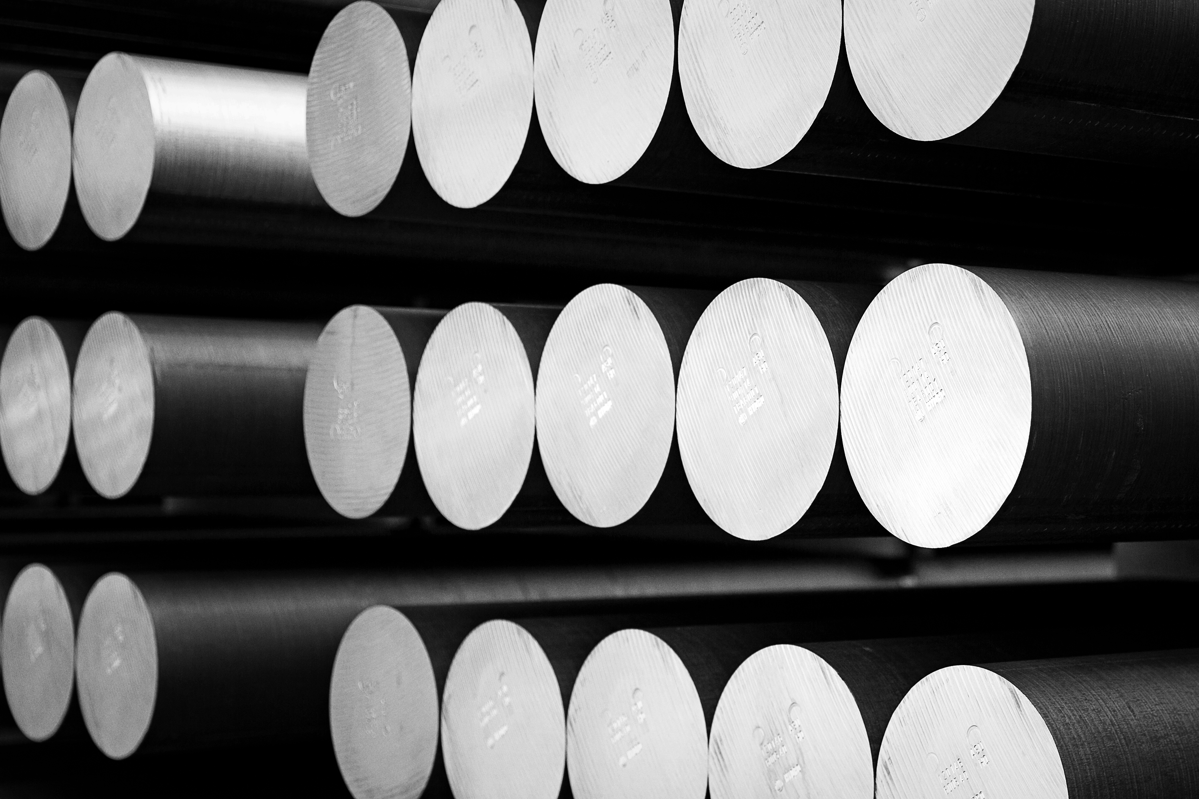 Extrusion billets at Hydro Sunndal