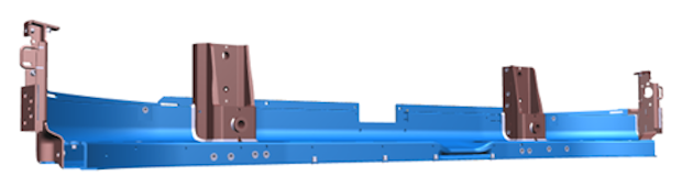 a blue and white electronic device