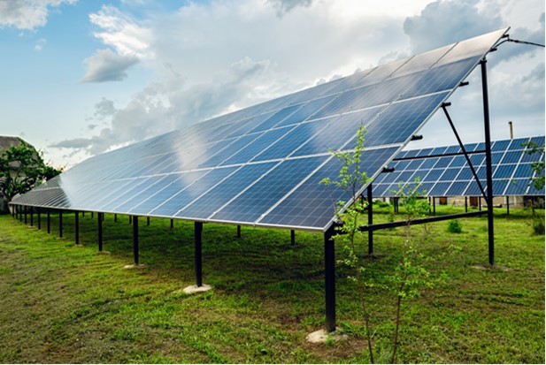 Black anodized solar mounting system