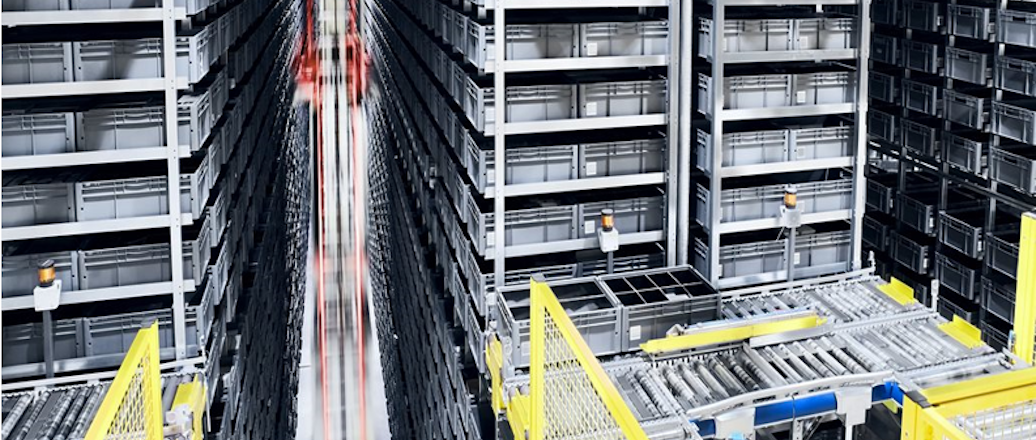 Lager aus stranggepressten Aluminiumprofilen