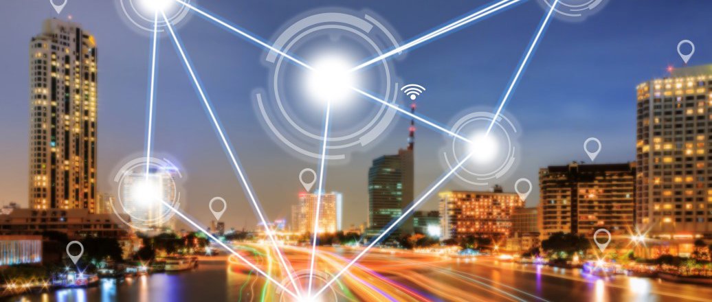 illustration of pole acting as wifi tower