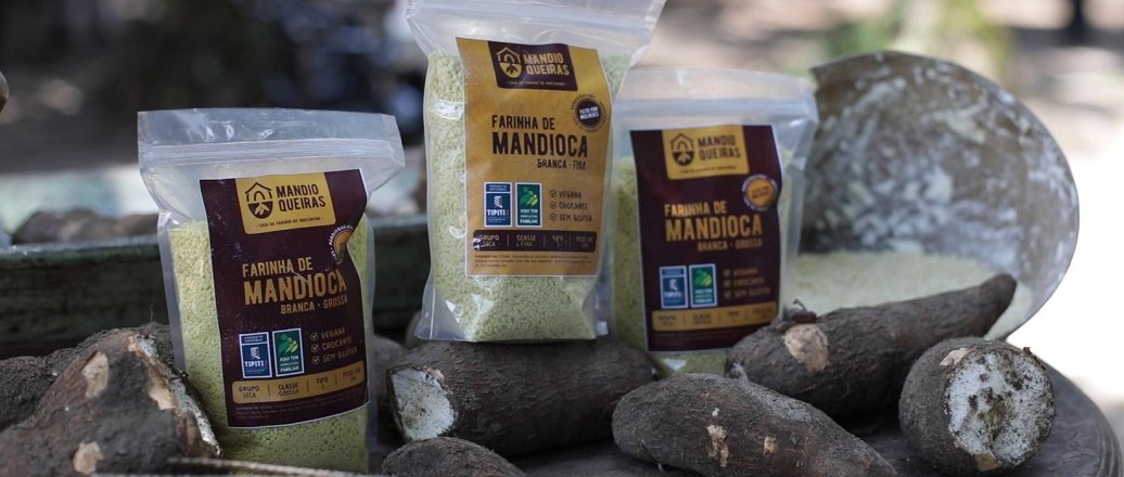 a group of food items