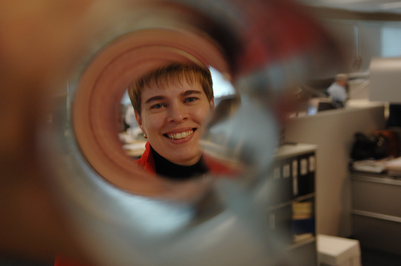 employee in office setting