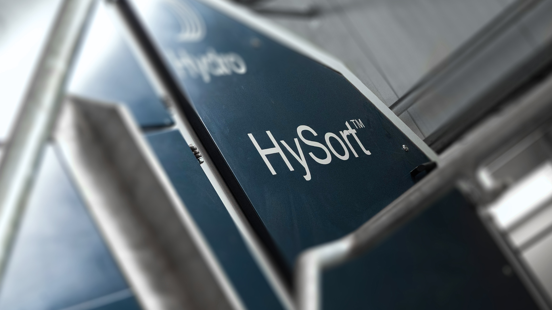 a close up of a black device