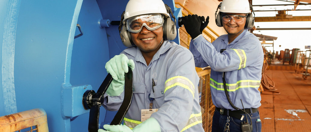 two employees in brazil