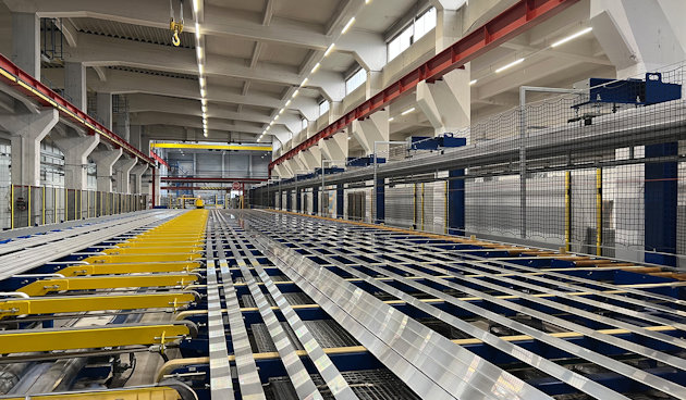 Strangpresslinie in Rackwitz