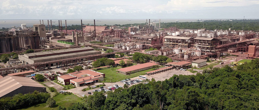 a city with trees and buildings