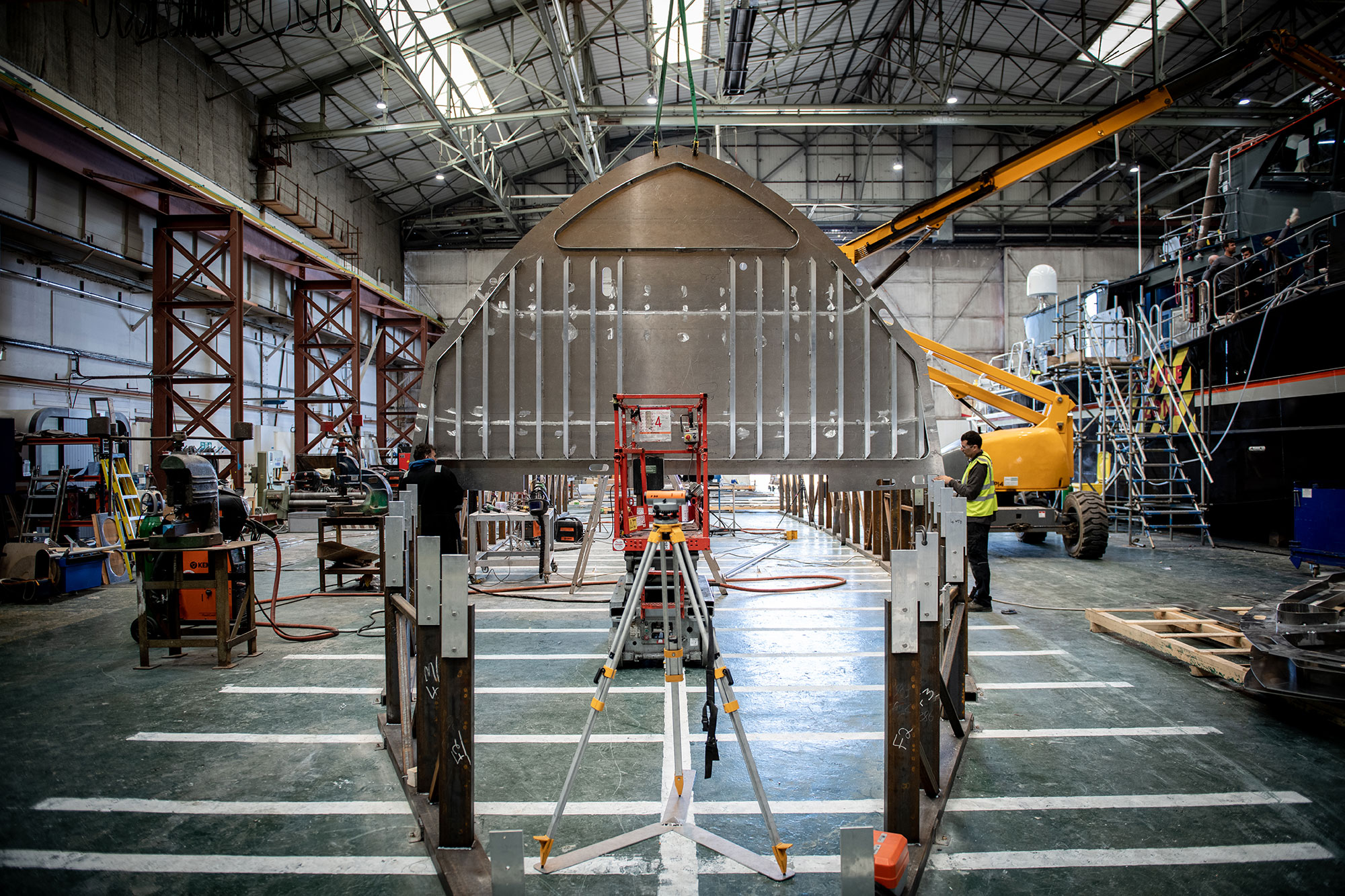 Arksen 85 “Project Ocean” at the Wight Shipyard.