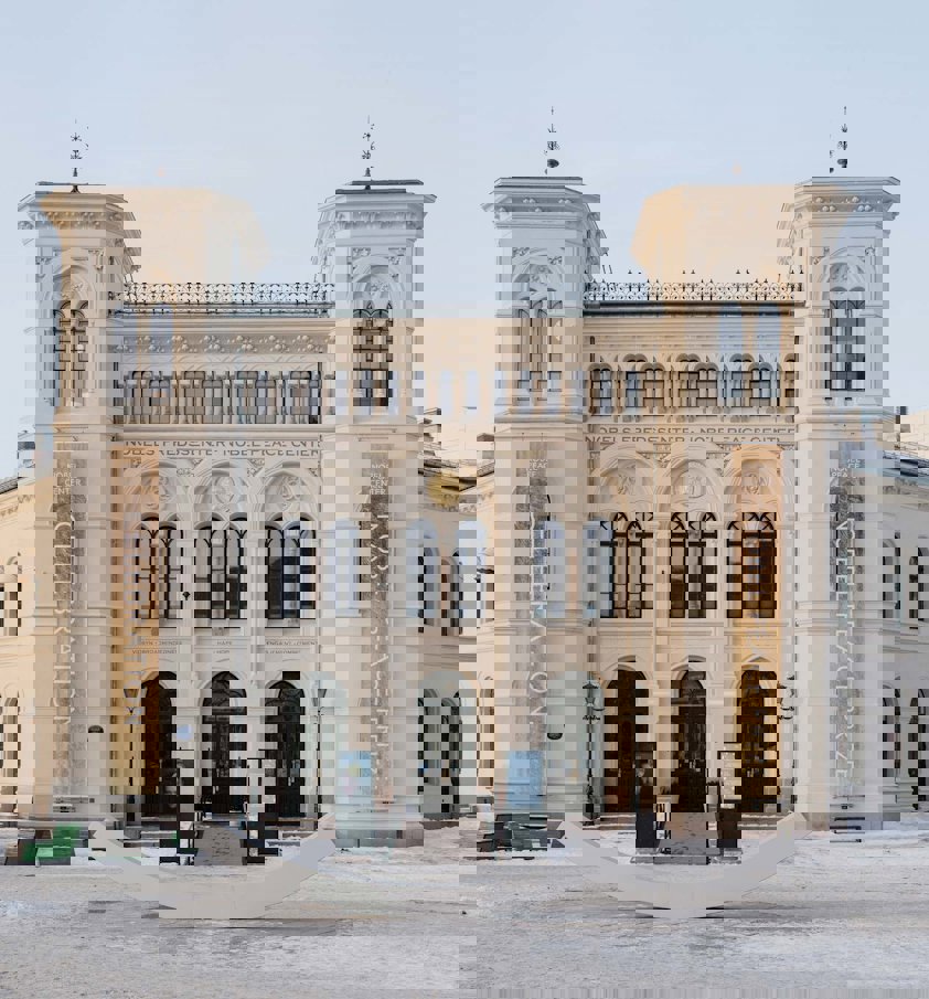 The Best Weapon outside Nobel Peace Center in Oslo.