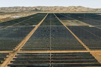 Clover Creek solar installation near Mona, Utah