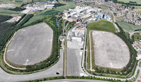 Hydros historische Bauxitrückstandsanlagen in Schwandorf, Deutschland.