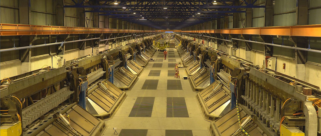 Husnes aluminium plant hall B