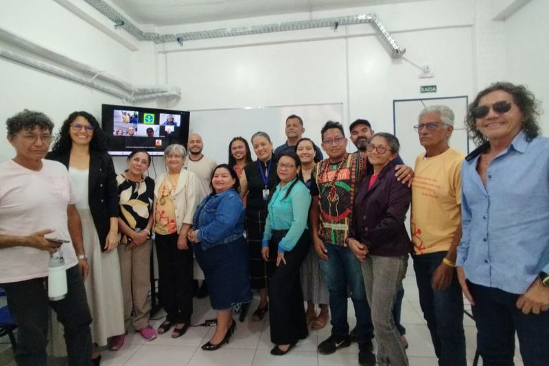 a group of people standing together