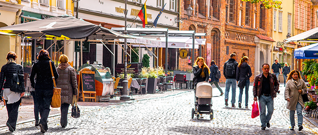 Old town in Vilnius