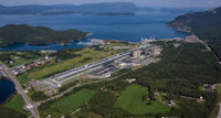 Aerial photo of Hydro Husnes