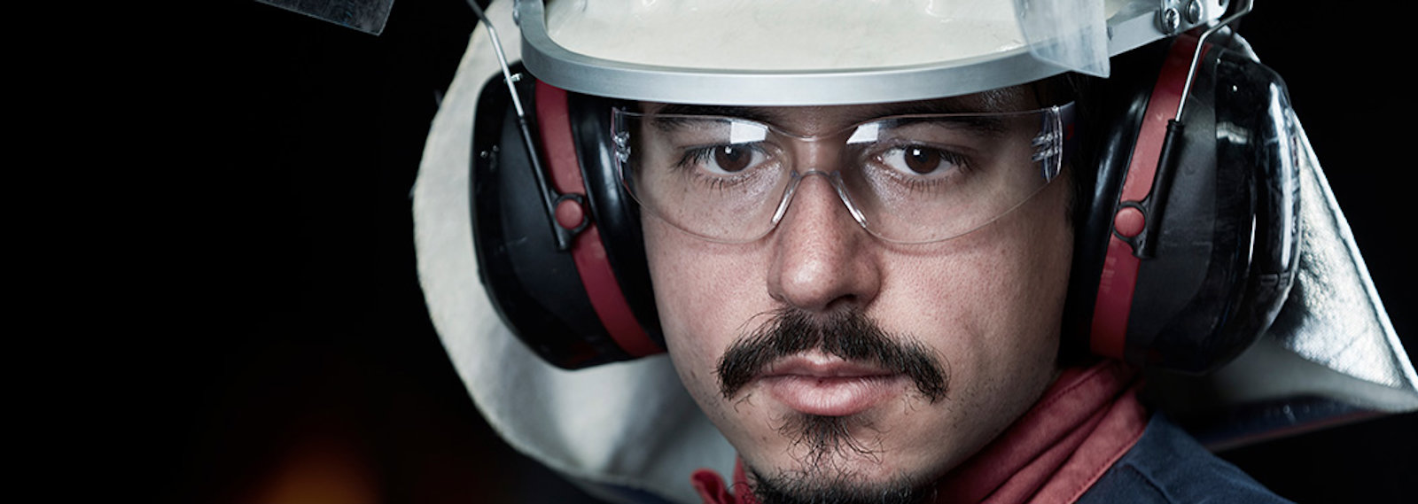 a man wearing headphones