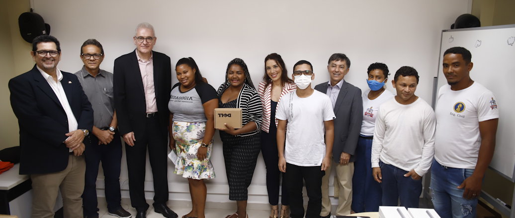 a group of people posing for a photo