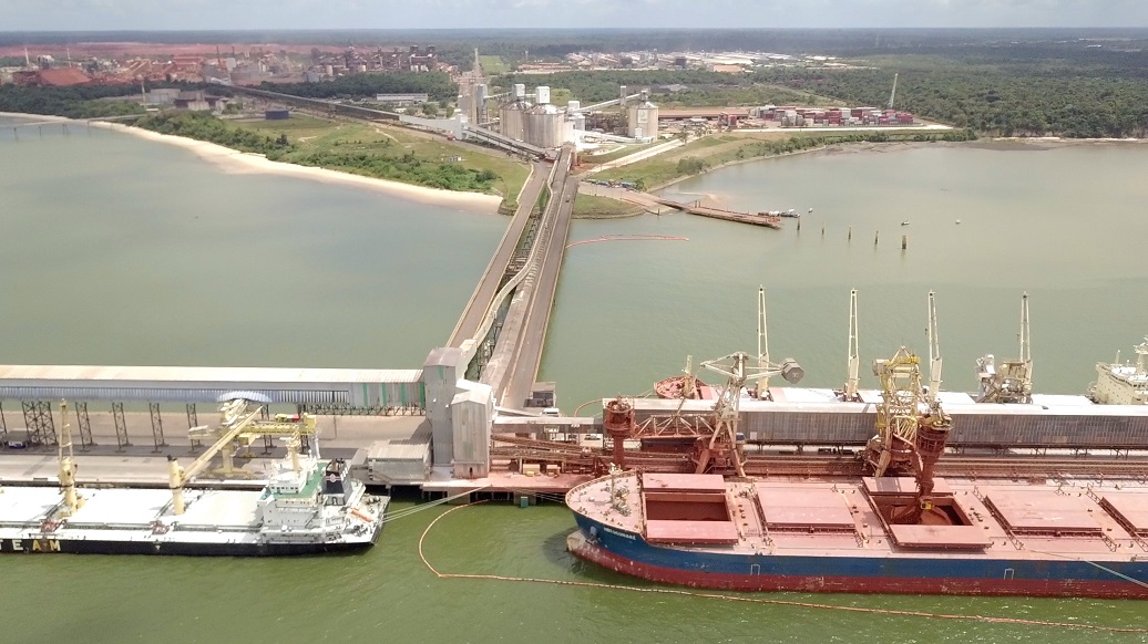 Porto de Vila do Conde, em Barcarena