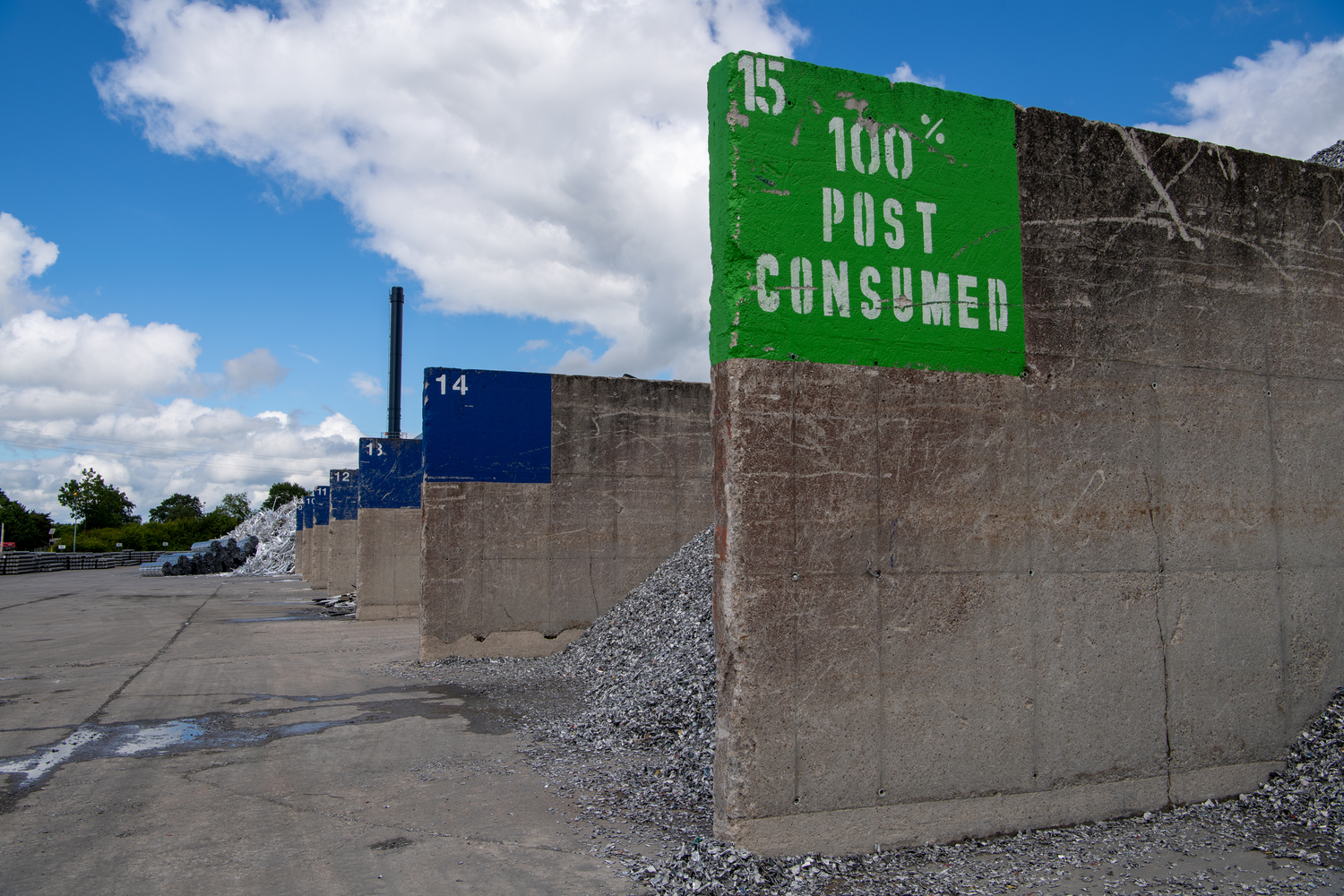 Post-consumer aluminium scrap