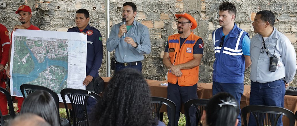 a group of people standing outside