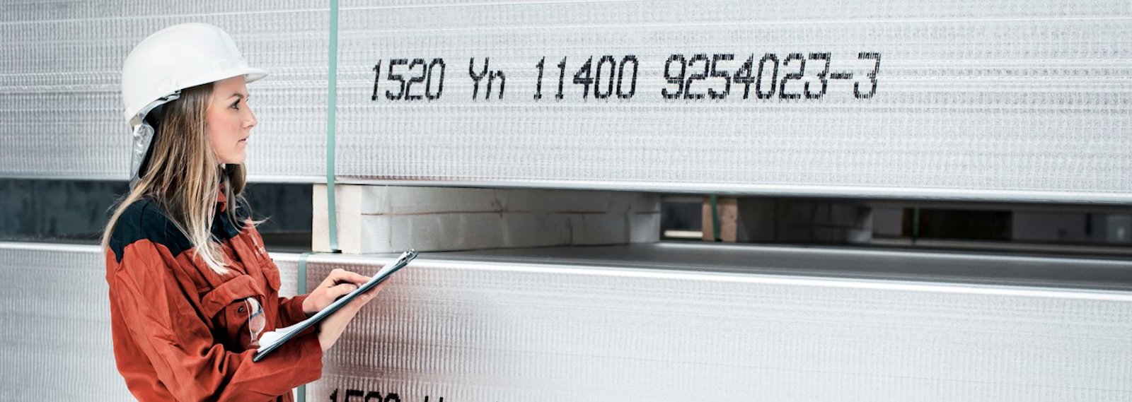 a woman in an orange suit