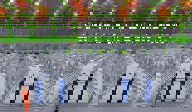 computer illustration of the new production floor