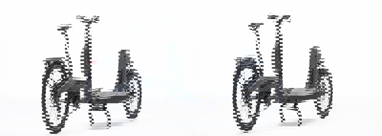 a black and silver bicycle