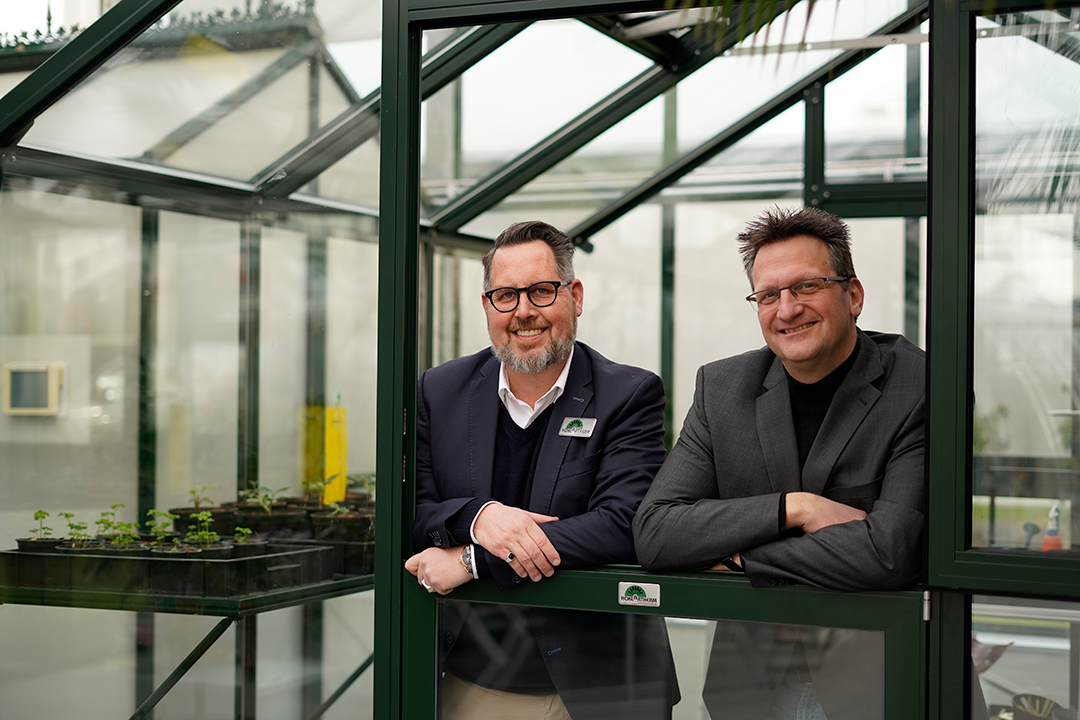 Geschäftsführer von Hoklatherm: Gerrit Wermter (links) und Mirko Metjengerdes 