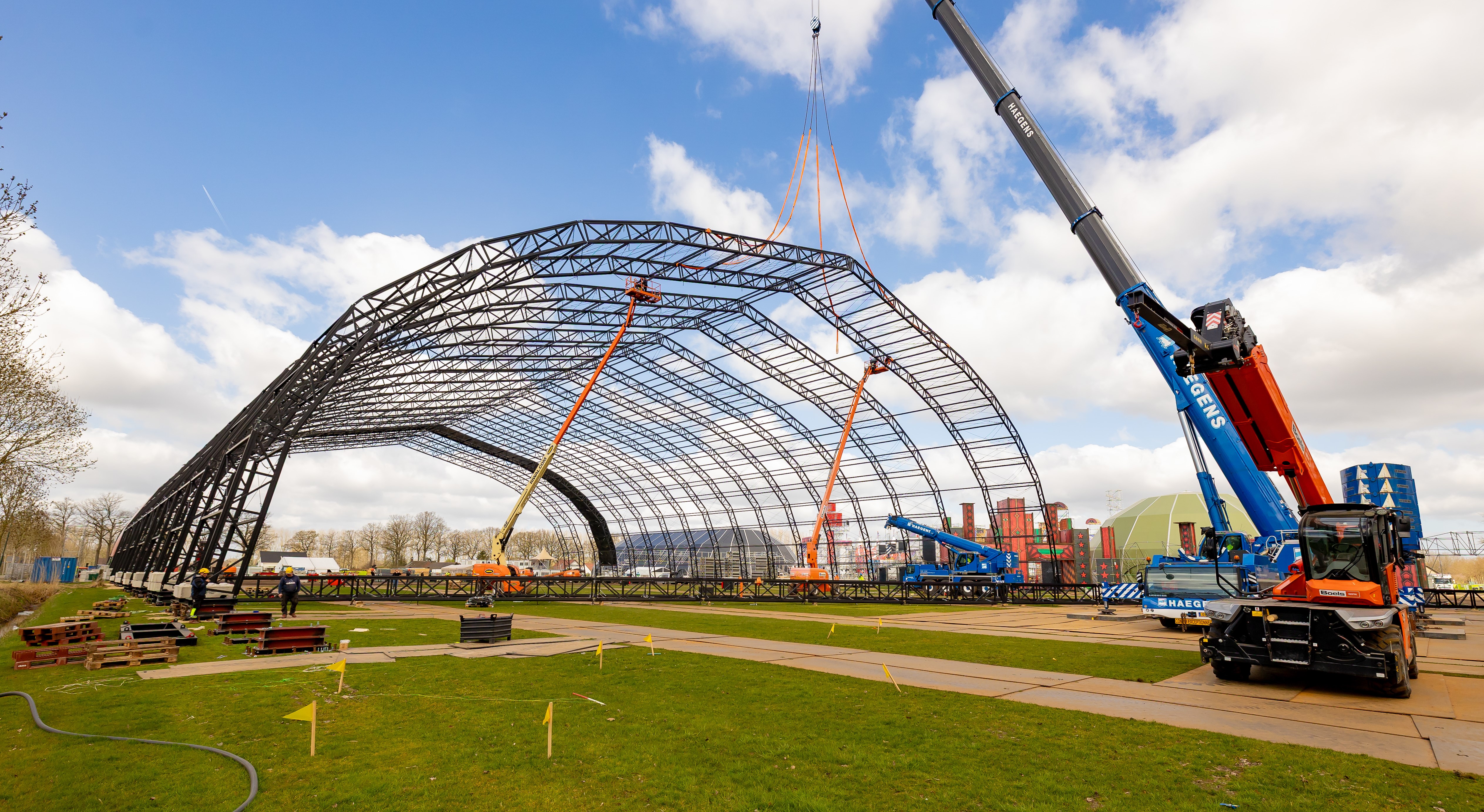 a large ferris wheel