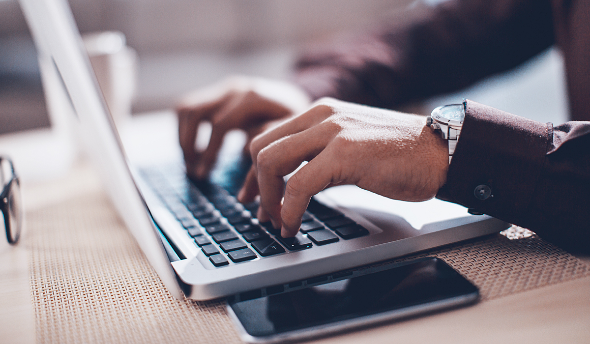 smartphone and laptop